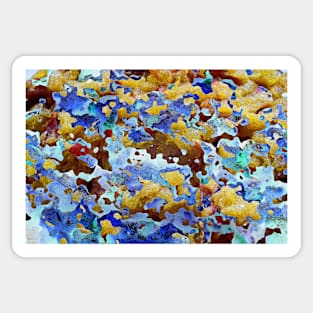 Nature. explosion of Life and Color Sticker